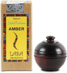 Lasa Amber - Perfume Sólido en Botella de 6 g