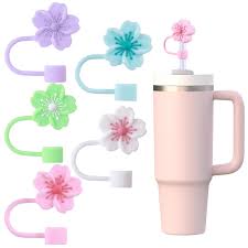 Fundas de Paja Floral Mezrkuwr - Set de 5