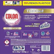 Colon Vanish: Detergente Avanzado con Quitamanchas