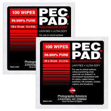 Toallitas PEC-PAD Sin Pelusa 4"x4" Ultra Suaves