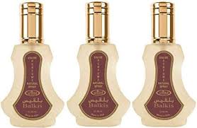 Set de 3 Perfumes Almizcle BALKIS de Al Rehab - Notas Florales y Oud
